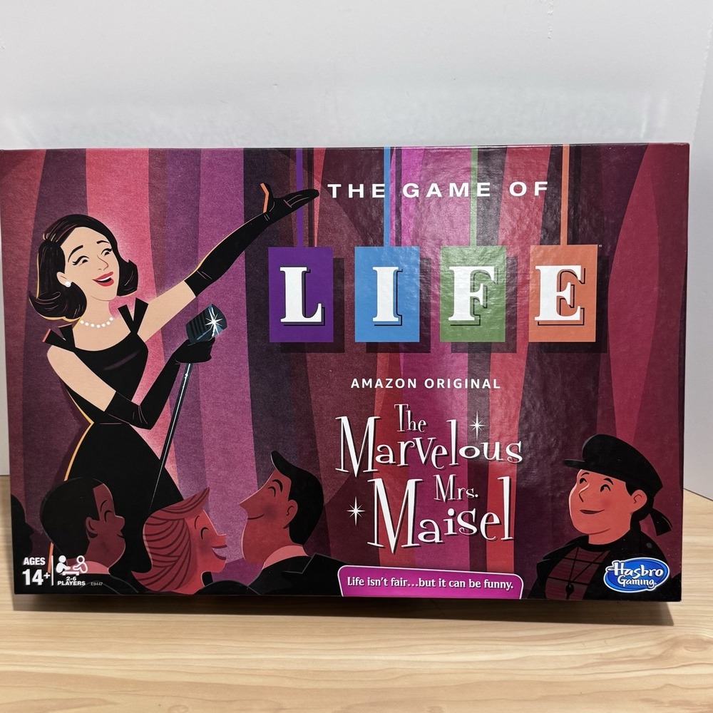 The Game of Life The Marvelous Mrs Maisel Board Game Amazon Original Hasbro COMP
